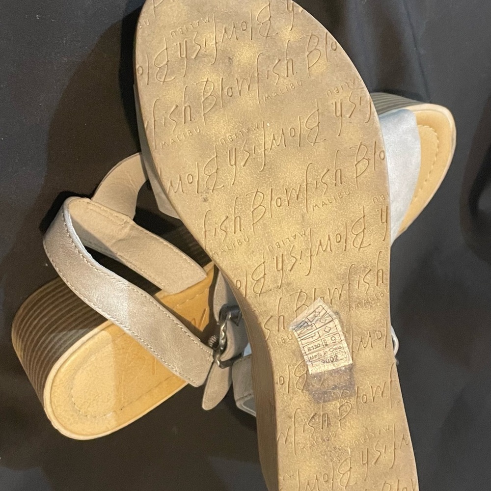 Blowfish Women's Sandals in Light Gray - Picture 5 of 5